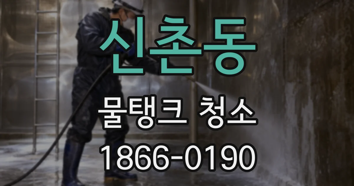 신촌동 물탱크 청소