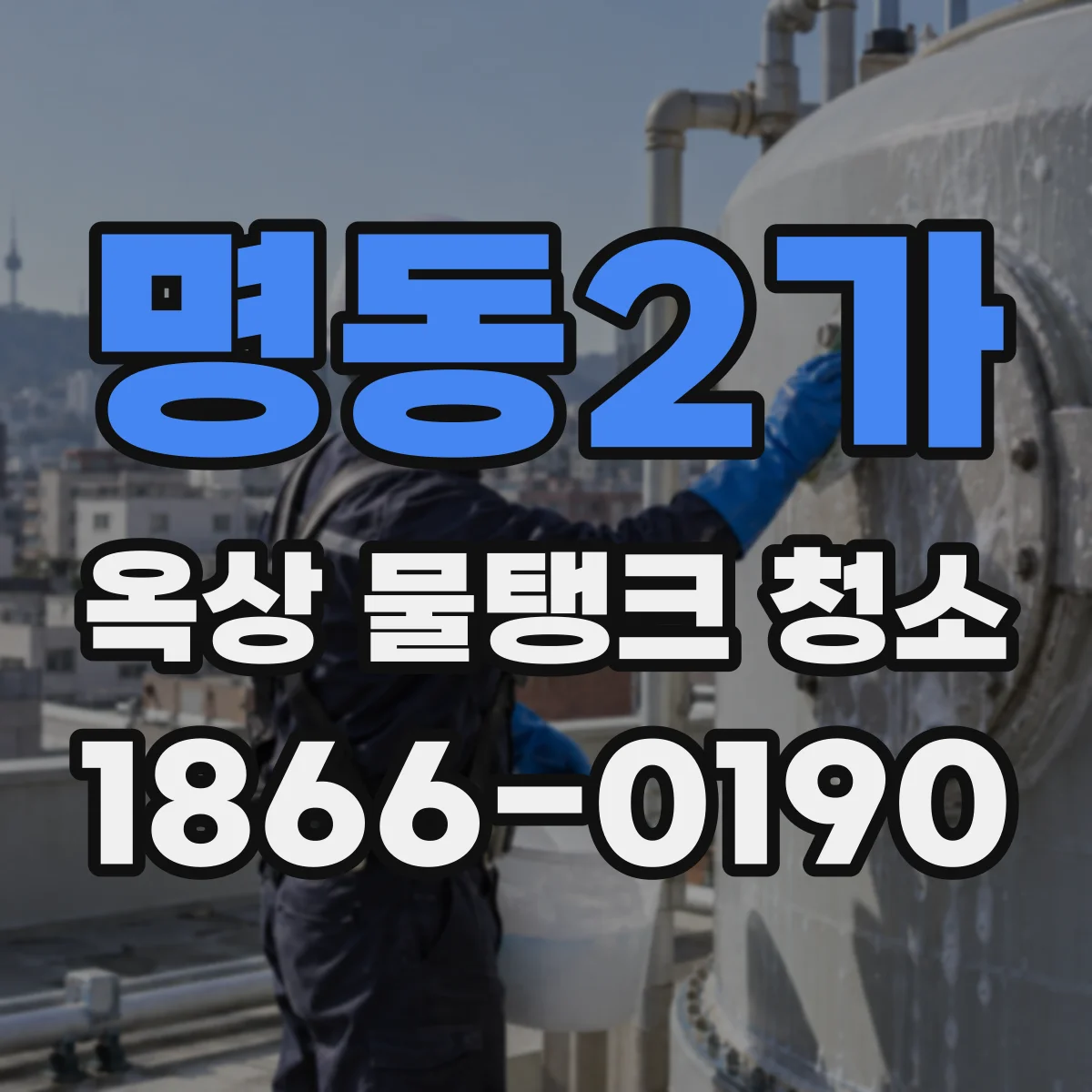 명동2가 옥상 물탱크 청소