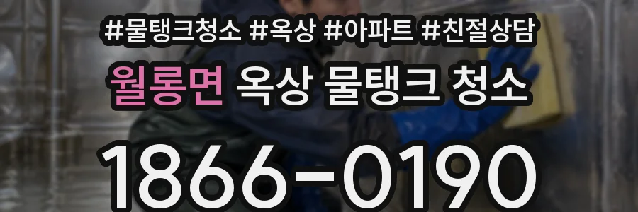 월롱면 옥상 물탱크 청소
