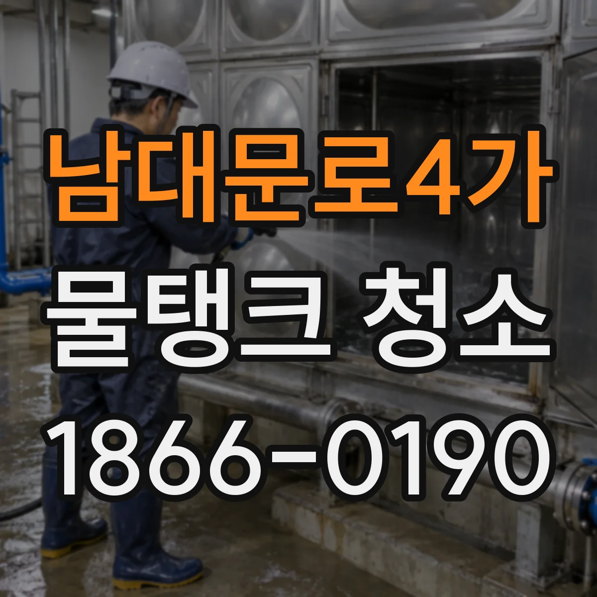 남대문로4가 물탱크 청소
