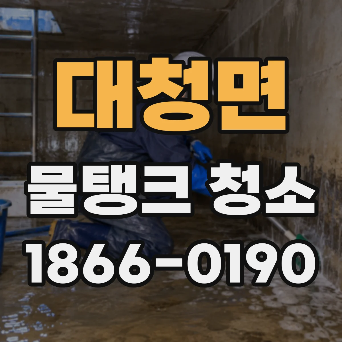 대청면 물탱크 청소