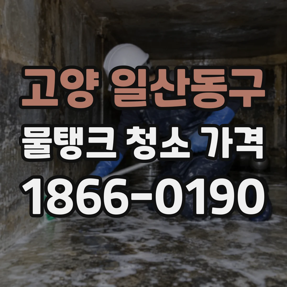 고양 일산동구 물탱크 청소 가격