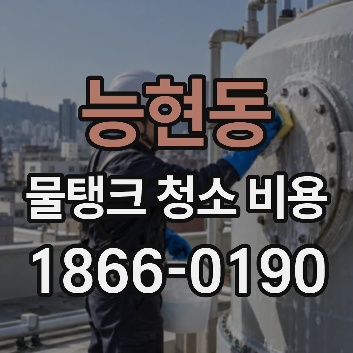 능현동 물탱크 청소 비용
