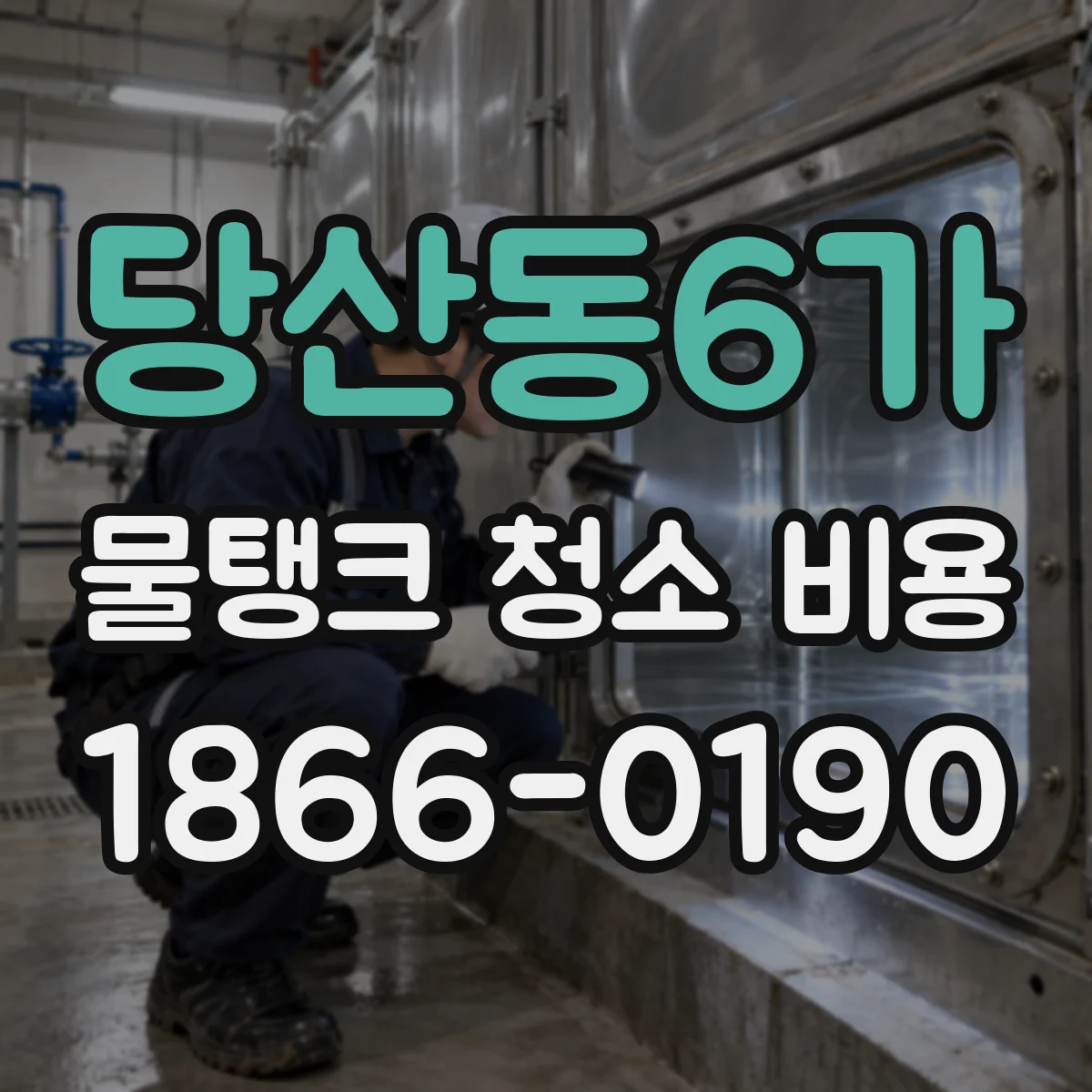 당산동6가 물탱크 청소 비용