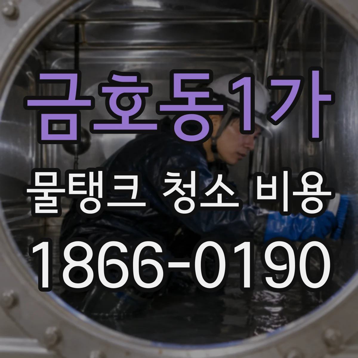 금호동1가 물탱크 청소 비용