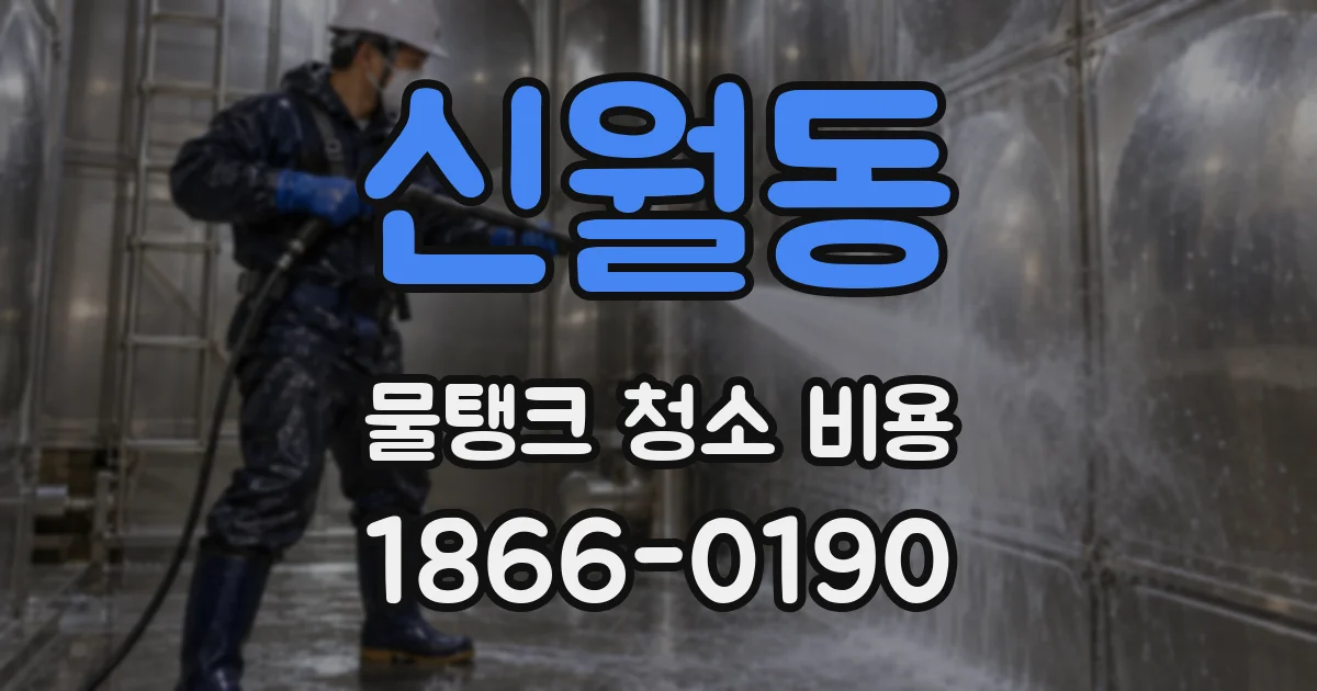 신월동 물탱크 청소 비용
