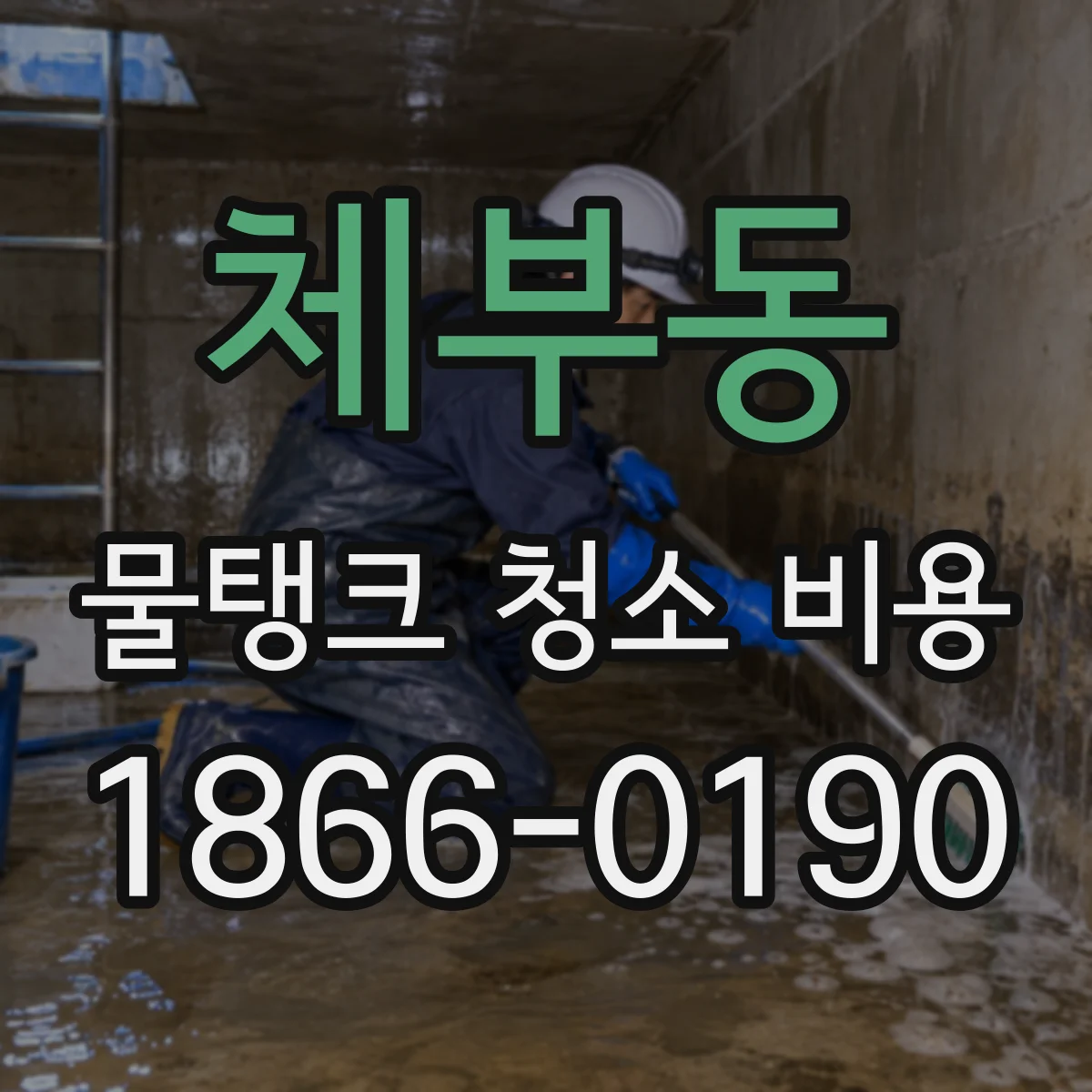 체부동 물탱크 청소 비용