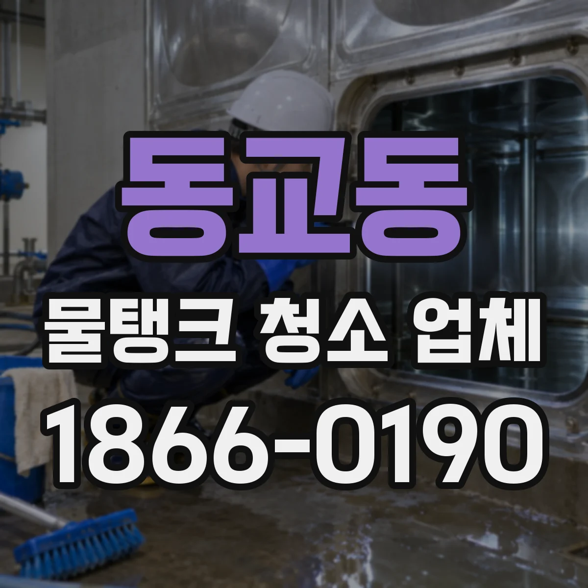 동교동 물탱크 청소 업체