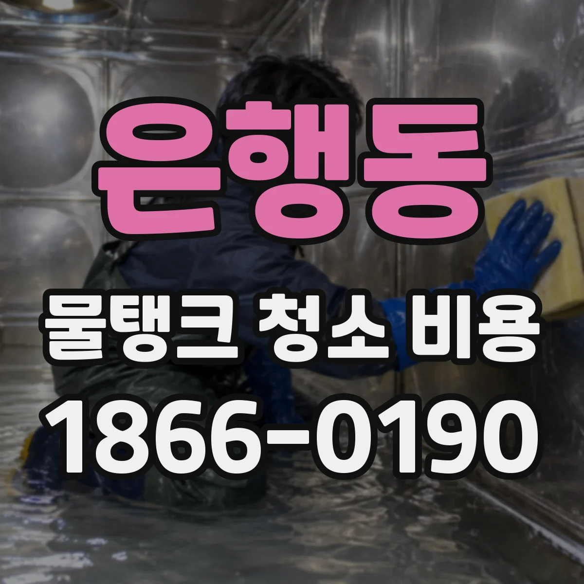은행동 물탱크 청소 비용