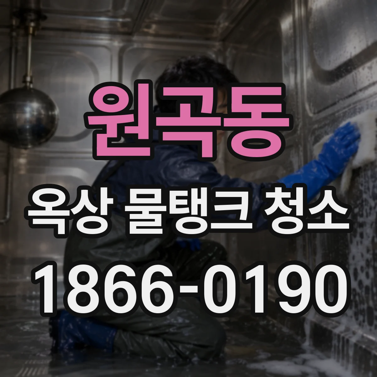 원곡동 옥상 물탱크 청소