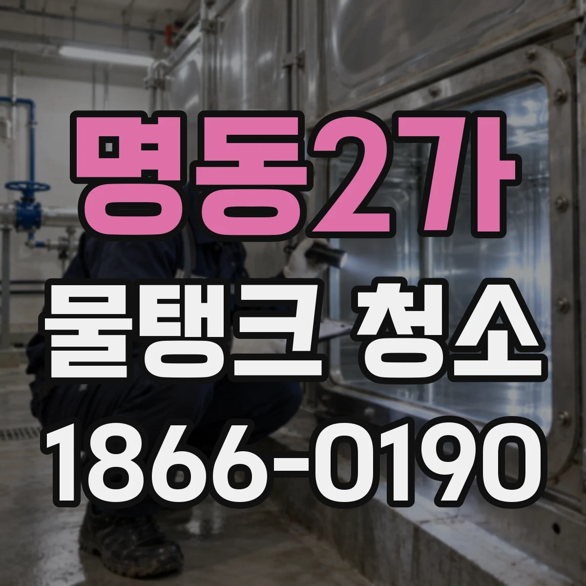 명동2가 물탱크 청소