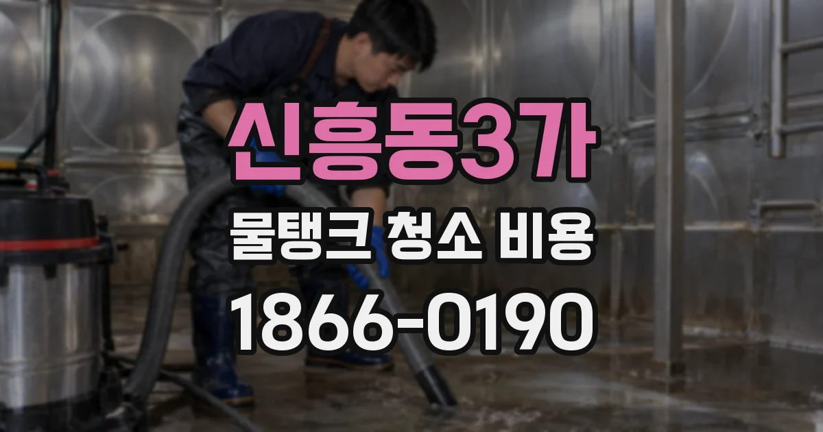 신흥동3가 물탱크 청소 비용
