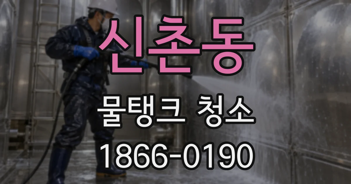 신촌동 물탱크 청소