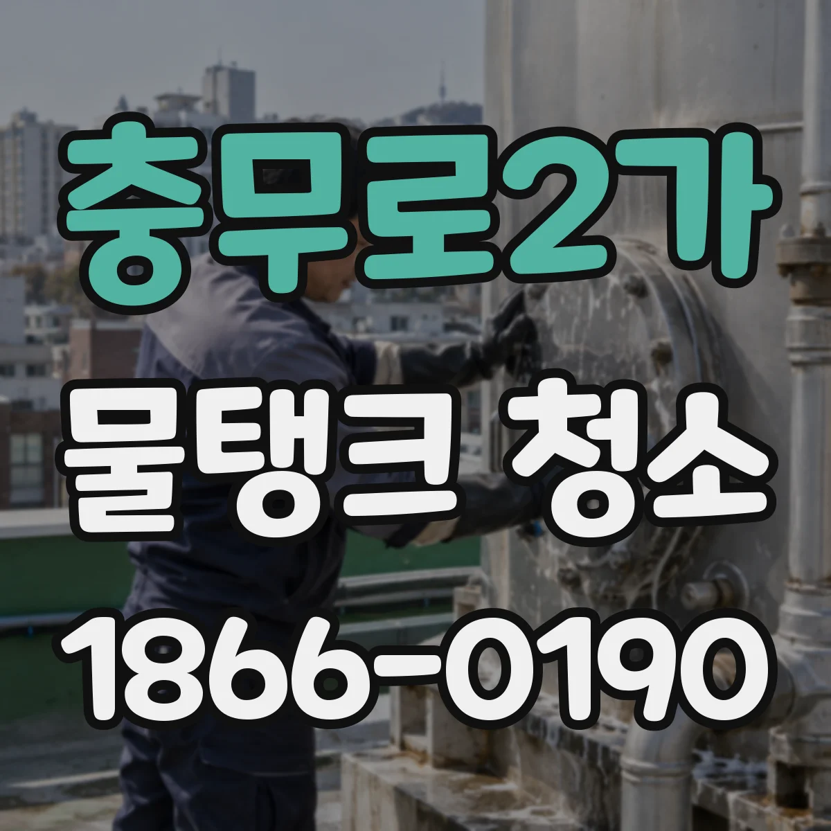 충무로2가 물탱크 청소
