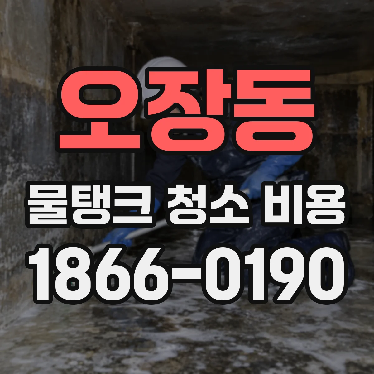 오장동 물탱크 청소 비용
