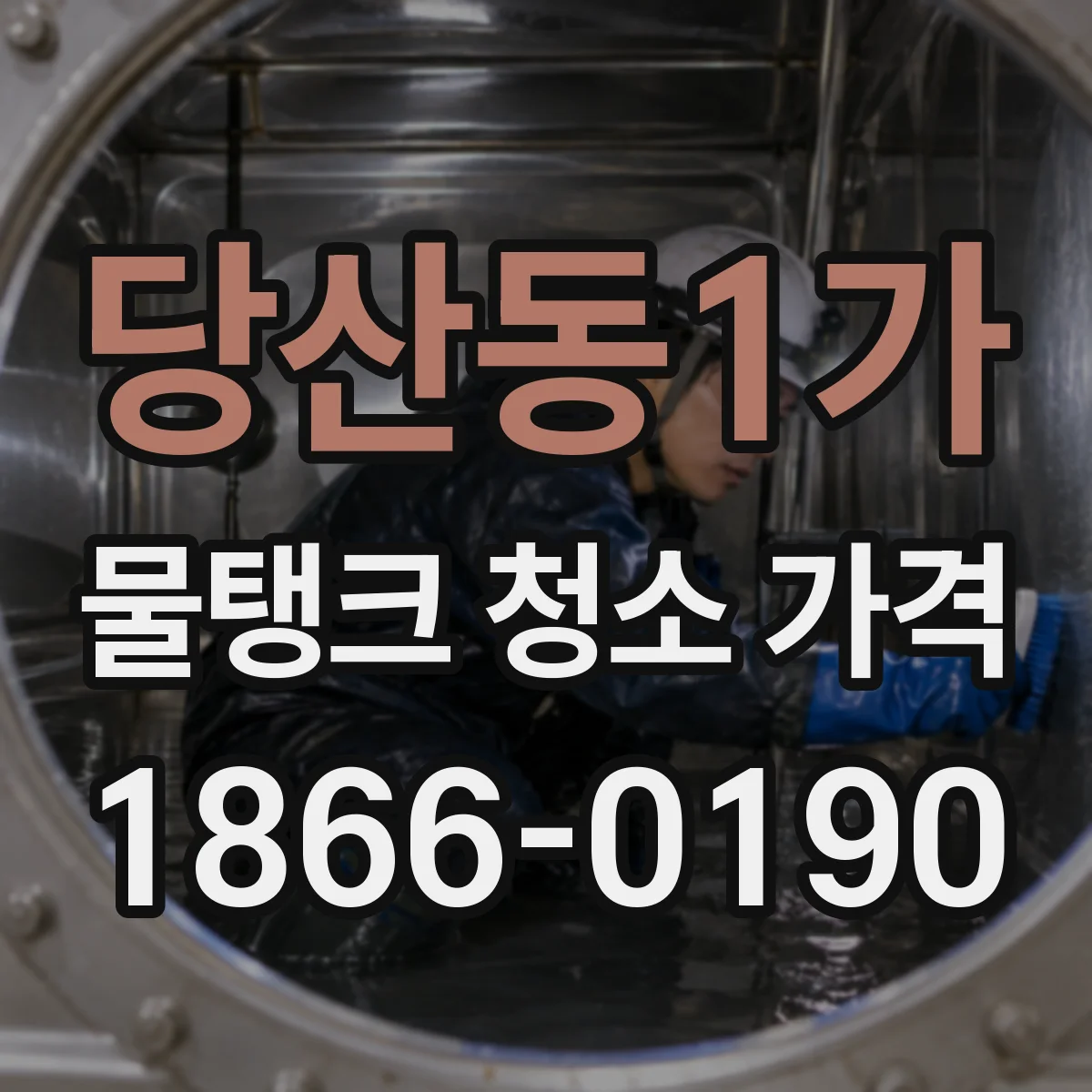 당산동1가 물탱크 청소 가격