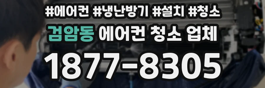 검암동 에어컨 청소 업체