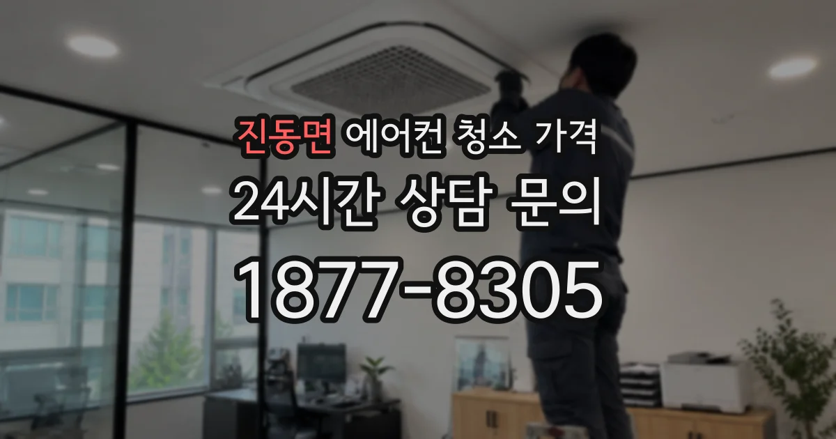 진동면 에어컨 청소 가격