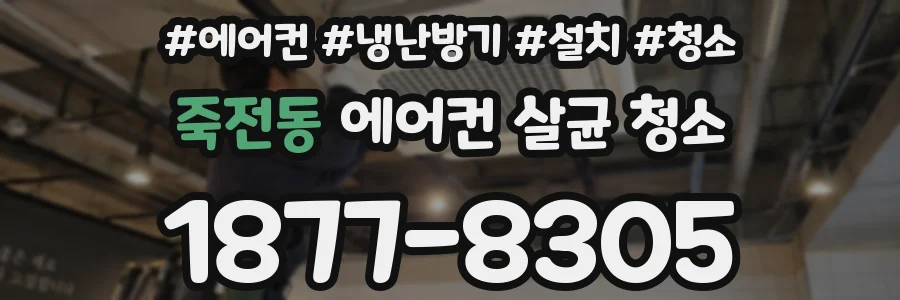 죽전동 에어컨 살균 청소