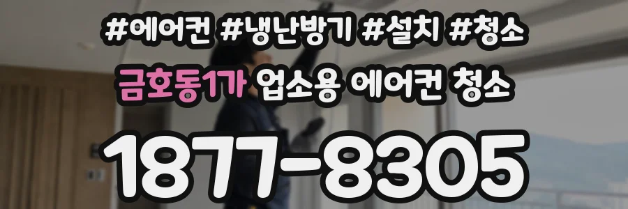 금호동1가 업소용 에어컨 청소