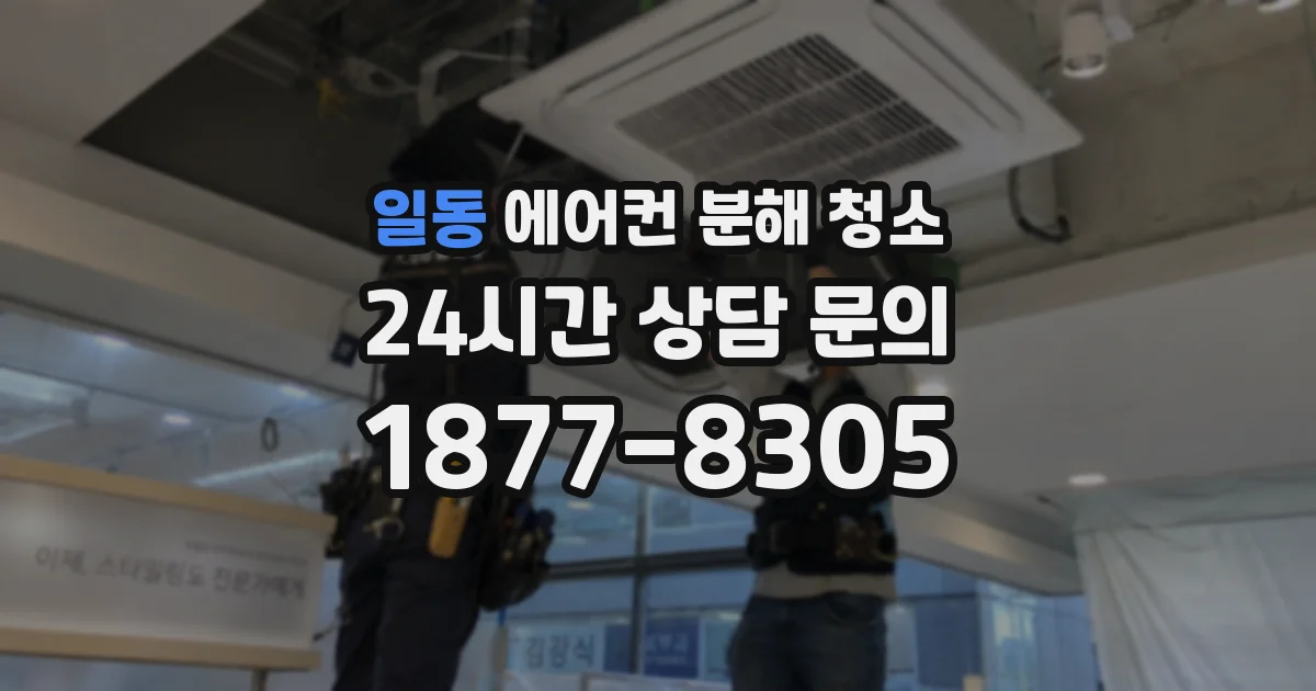 일동 에어컨 분해 청소