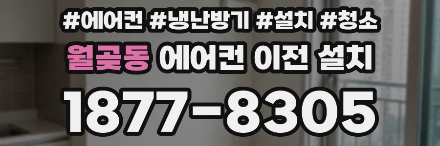 월곶동 에어컨 이전 설치