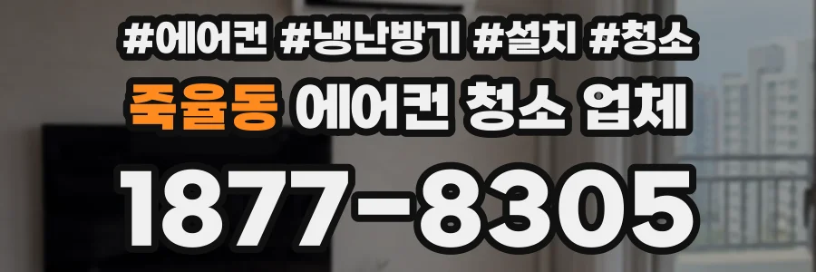 죽율동 에어컨 청소 업체