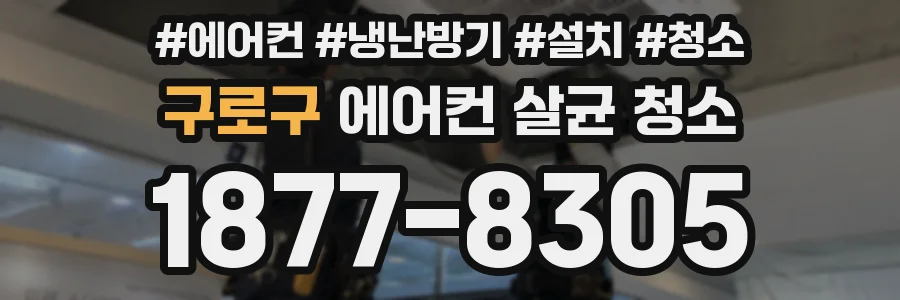 구로구 에어컨 살균 청소