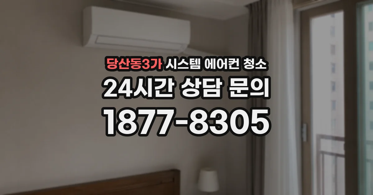 당산동3가 시스템 에어컨 청소
