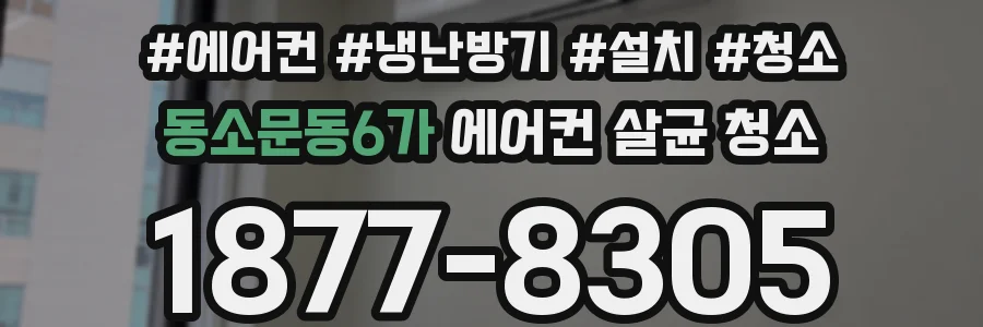 동소문동6가 에어컨 살균 청소