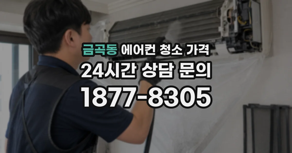 금곡동 에어컨 청소 가격