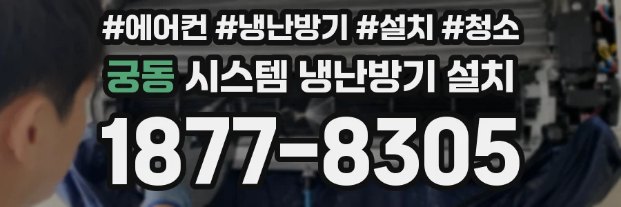 궁동 시스템 냉난방기 설치