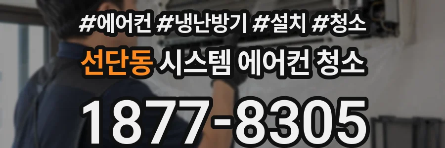 선단동 시스템 에어컨 청소