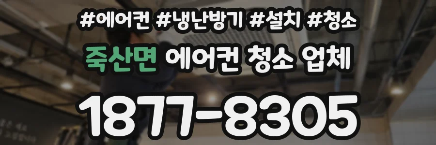 죽산면 에어컨 청소 업체