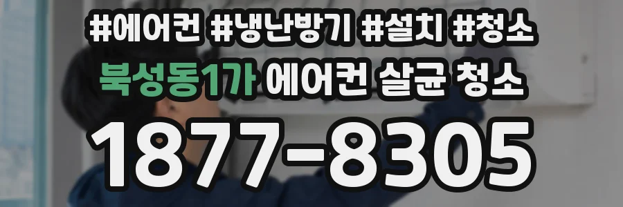 북성동1가 에어컨 살균 청소
