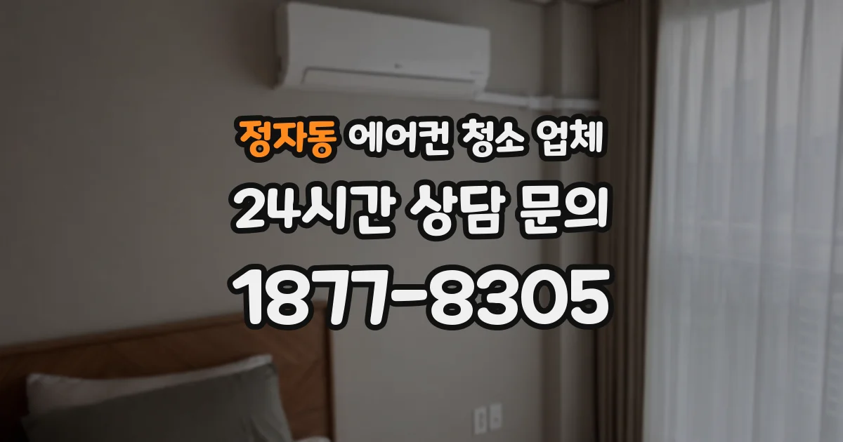 정자동 에어컨 청소 업체