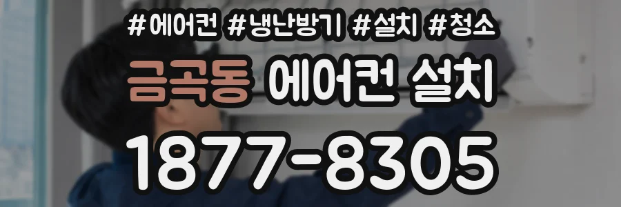 금곡동 에어컨 설치