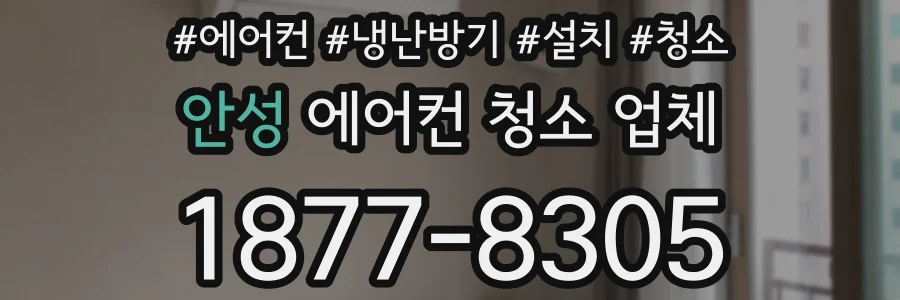 안성 에어컨 청소 업체