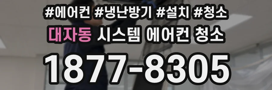 대자동 시스템 에어컨 청소