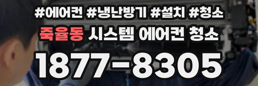 죽율동 시스템 에어컨 청소