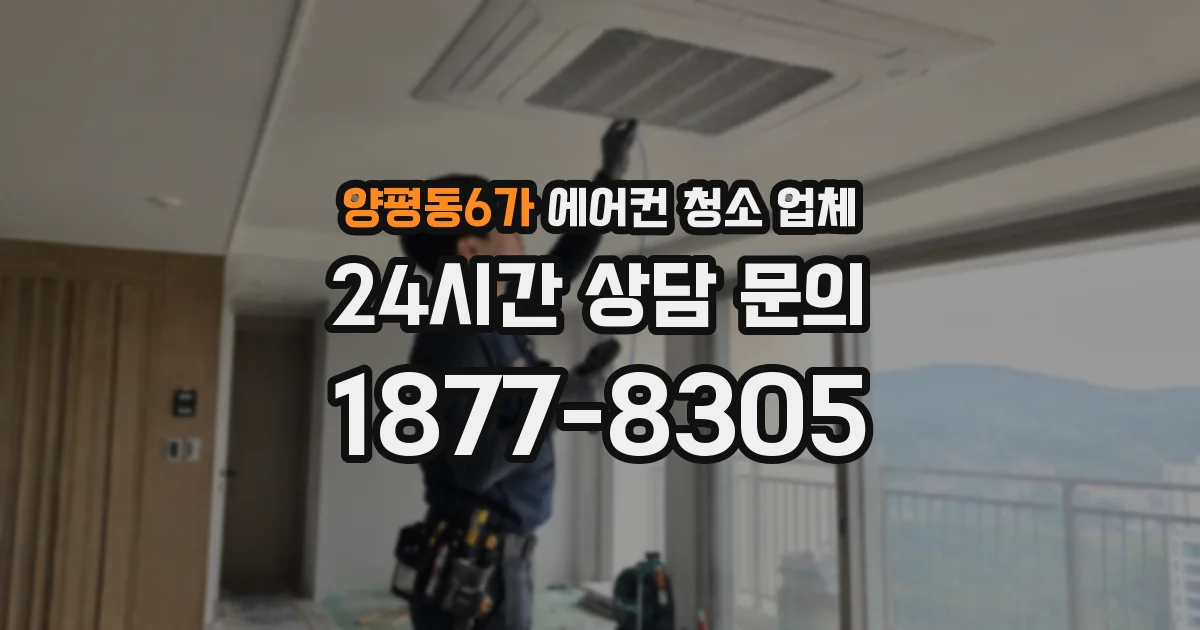 양평동6가 에어컨 청소 업체