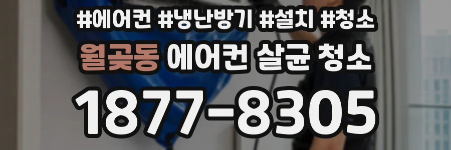 월곶동 에어컨 살균 청소