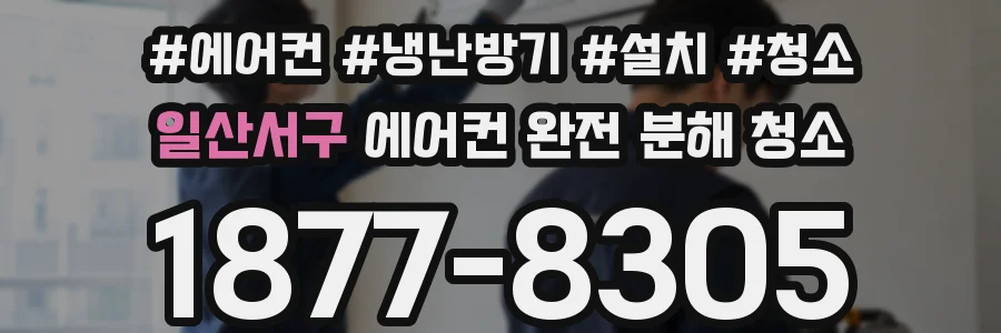 일산서구 에어컨 완전 분해 청소