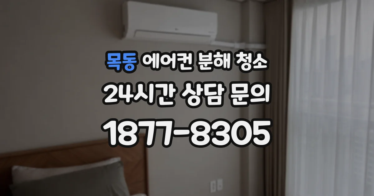 목동 에어컨 분해 청소