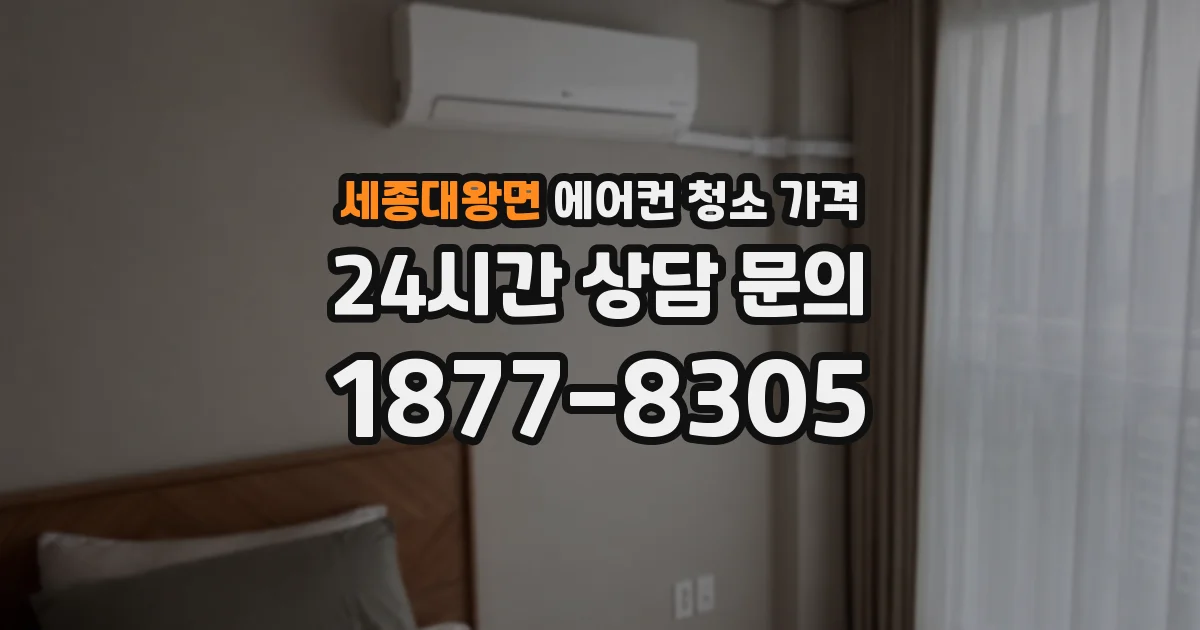 세종대왕면 에어컨 청소 가격