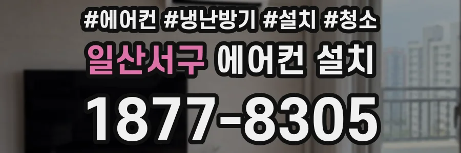 일산서구 에어컨 설치