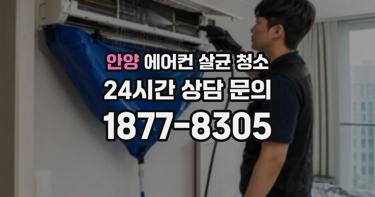 안양 에어컨 살균 청소