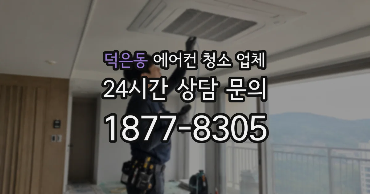 덕은동 에어컨 청소 업체
