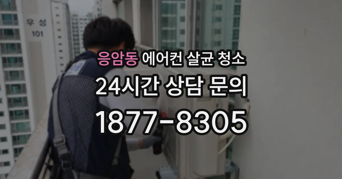 응암동 에어컨 살균 청소