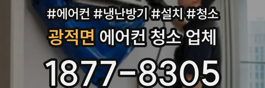 광적면 에어컨 청소 업체